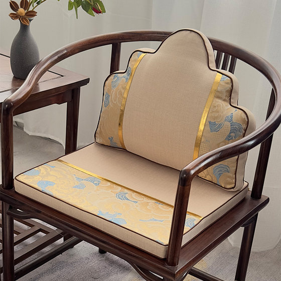 
Chinese style mountain pillow tea chair gasket chair cushion seat cushion anti-slip removable and washable customized Yunduo sofa pillow backrest cushion