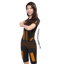 App Controlled Ems Suit Microcurrent Pulse Fitness Suit Tens Yoga Abdominal Training Device Gymtech Black Technology