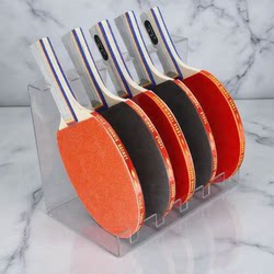 Table Tennis Racket Storage Base Stationery Store Display Rack Racket Shopping Mall Acrylic Multi-Hole Support Rack