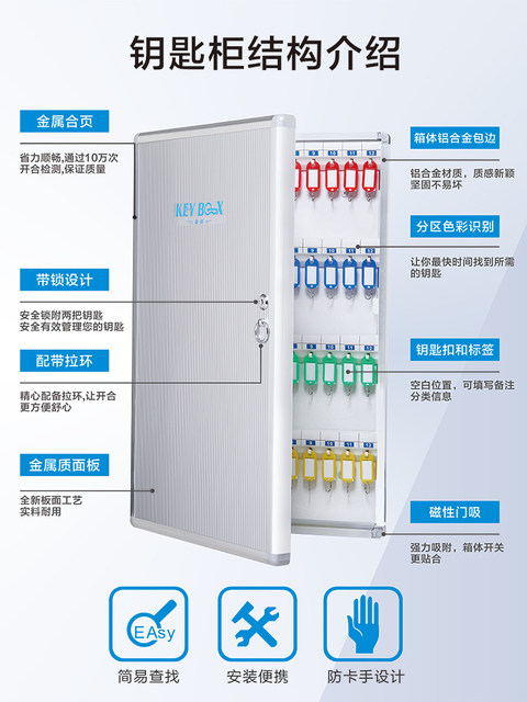 Fuxiang 48-bit 96-bit aluminum alloy outdoor real estate agency key box ...