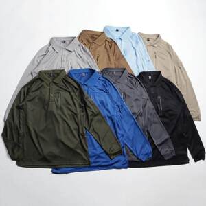 
Tactical long sleeves! Spring and autumn and summer lapel POLO shirt outdoor workwear quick-drying T-shirt splicing version tough guy style bottoming