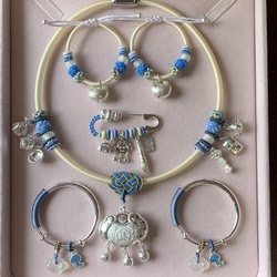 Baby Pure Silver Bracelet Longevity Lock Pure Silver 999 Year of the Snake Newborn Baby Child Full Month Birthday Gift Set