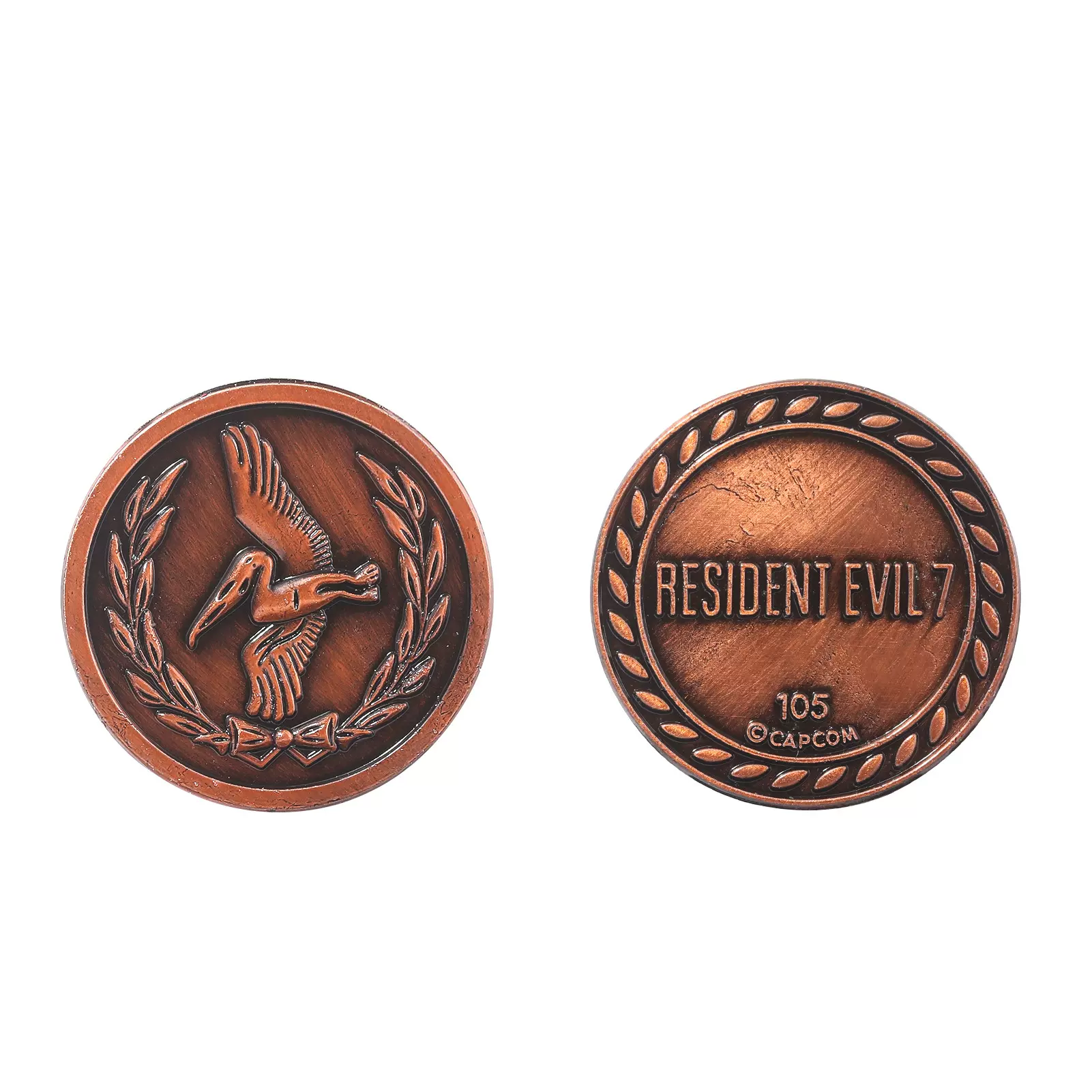 steam游戏生化危机7古钱币105纪念币工艺品金属收藏硬币周边装饰