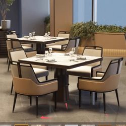 Sales office negotiation table and chair combination hotel restaurant one table and four chairs reception department reception cafe leisure area chair