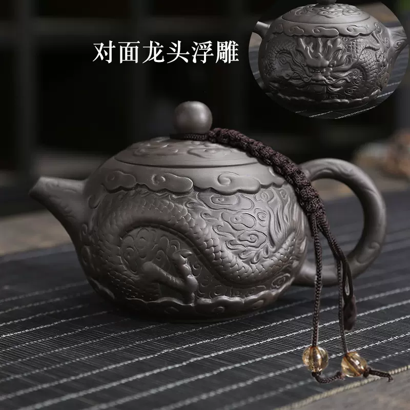 家用功夫茶具紫沙壶小茶壶朱泥西施壶宜兴紫泥紫砂泡茶壶大号中码 