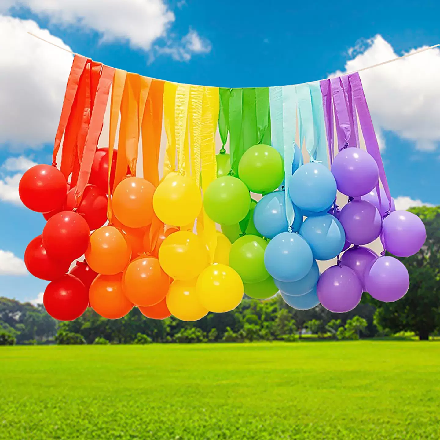 幼儿园教室氛围双十一店庆典生日气球场景布置绿色森林系气球装饰