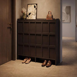 Entry-Level Ultra-Thin Shoe Cabinet for Home Entrance, 2026 New Model with a High-End Feel, Indoor Wall-Mounted Narrow Entryway Flip-Top Storage Cabinet
