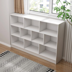 Simple Bookshelf, Floor-Standing Storage Rack, Small Bookcase, Storage Cabinet, Layered Shelf, Bedroom and Living Room Storage Cabinet, Grid Cabinet