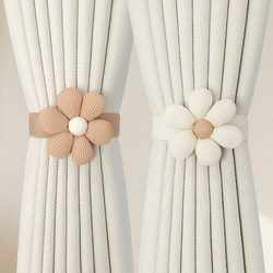 Modern Minimalist Curtain Ties, Cute Sheer Curtain Door Curtain Ties, Decorative Binding Ropes, Fresh Floral Curtain Clips