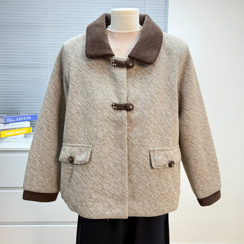 
Mother's clothing winter plus velvet 2025 new cotton-padded jacket clothes loose tops for middle-aged and elderly women thickened cotton-padded jackets