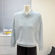 Mom's autumn sweater 2025 new fashionable top middle-aged and elderly women's sweater thin base sweater