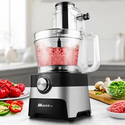 Commercial Electric Meat Grinder, Multi-Functional Household Shredding, Slicing, Mincing, and Automatic Fish Ball and Meatball Making Machine
