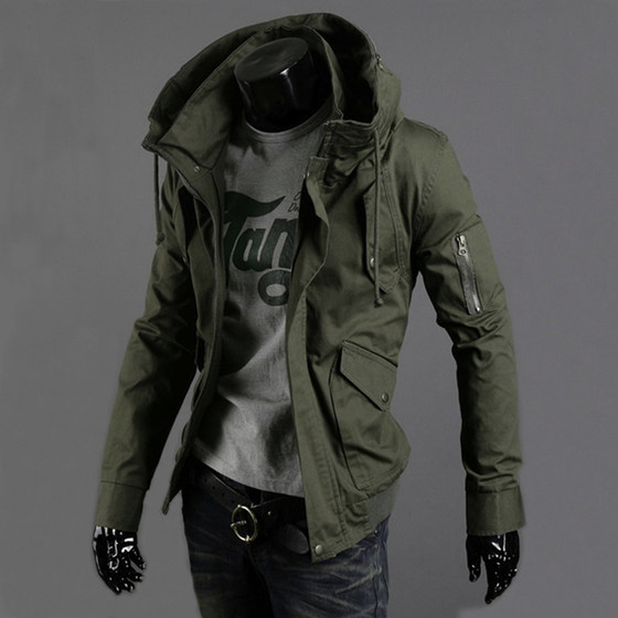 
Work jacket men's 2026 spring and autumn new jacket men's youth stand-up collar Korean style slim handsome casual top trendy brand