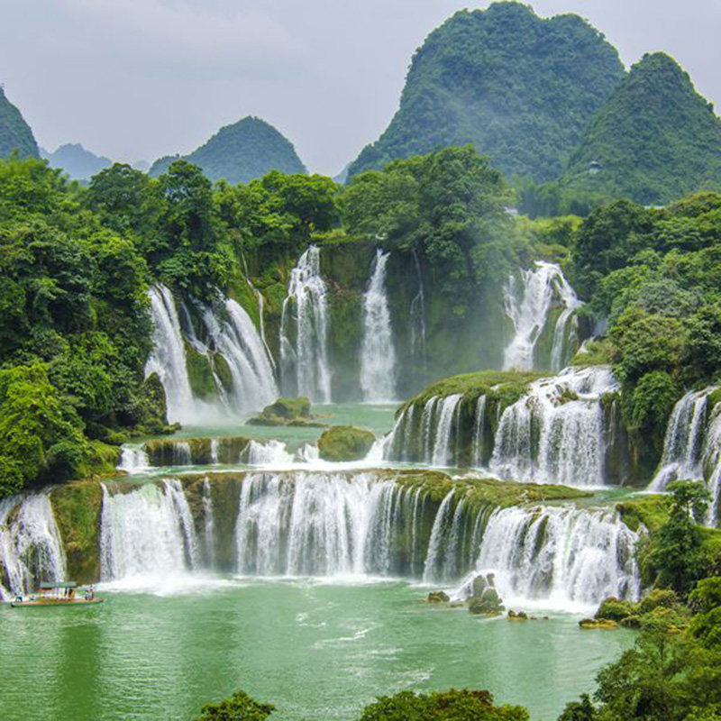 广西南宁旅游纯玩德天瀑布明仕田园跟团一日游 南宁起止