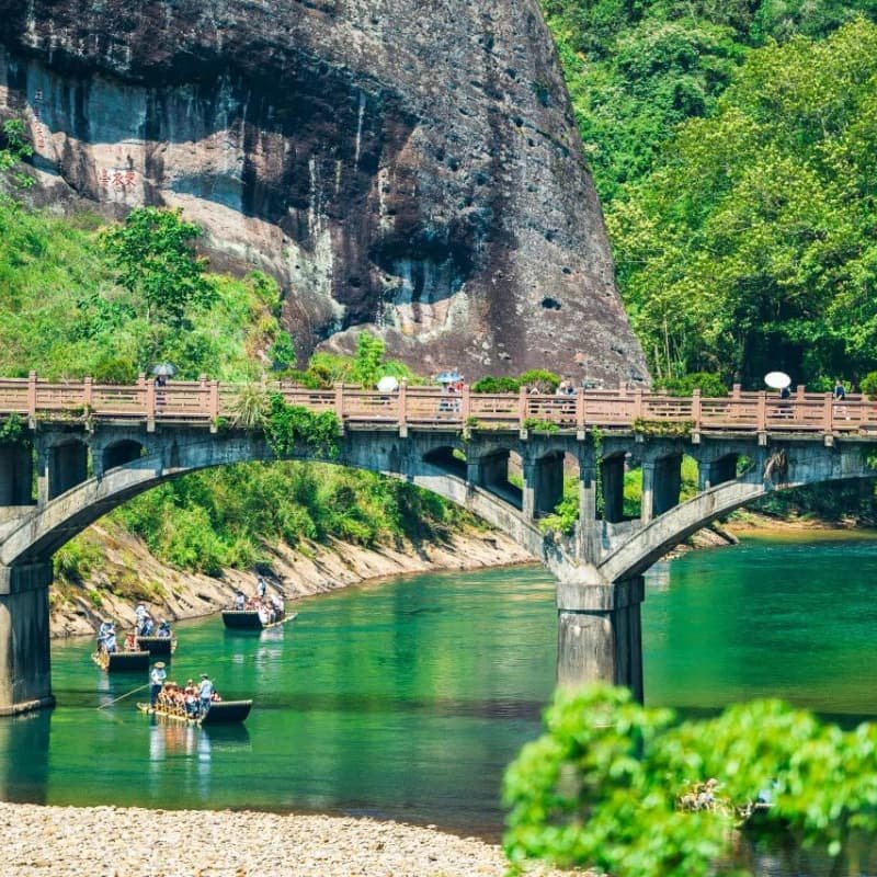 福建武夷山3天2晚自由行含酒店住宿+南平市站接站服务