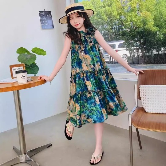 white christmas dresses Korean Chiffon Floral Mini Dress – KoreanxWear