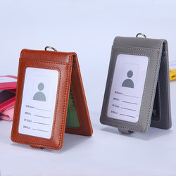 Multifunctional Id Card Holder, Work Badge, Name Tag, Id Card, Bank Card, Student Bus Card, Multi-Card Slot Folding Card Holder