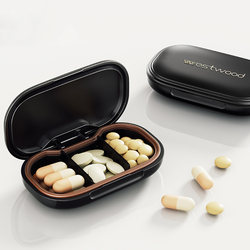 Japanese-Style Travel Mini Pill Box Portable 7-Day Sealed Medicine Storage Pill Organizer Portable Medicine Dispensing Box