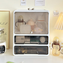 Household baby bottle tableware storage box