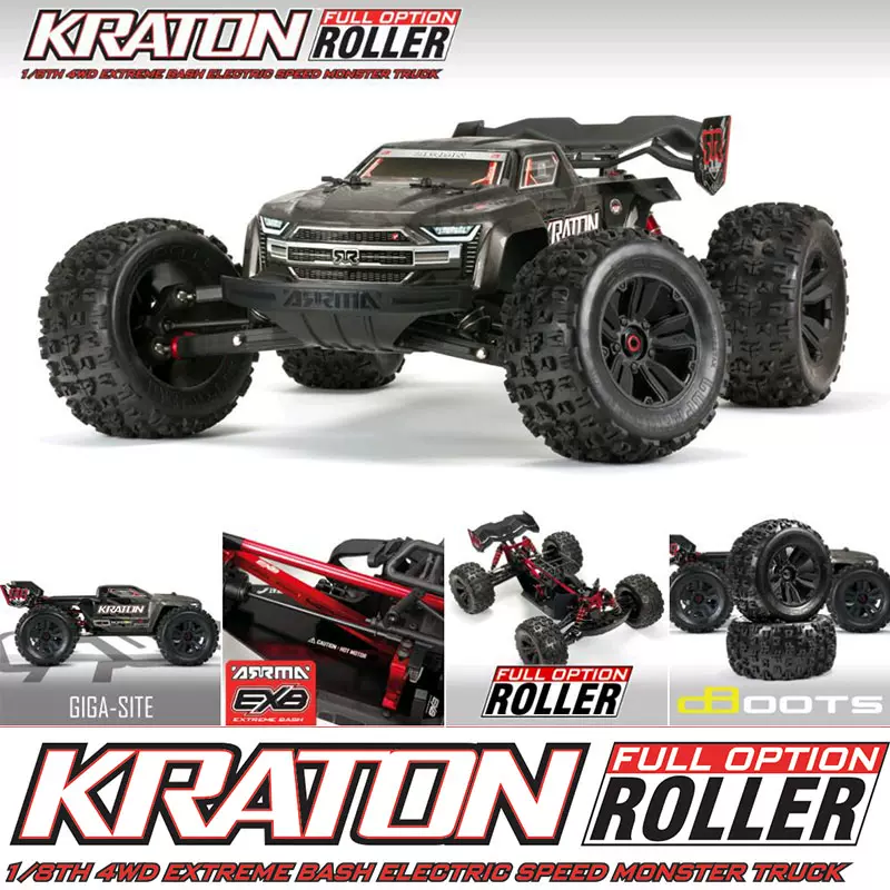 Arrma 新卡屯1 8 Exb 升级大脚越野车遥控电动模型ara