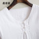 Kangya Ya Yoga clothing set female loose cotton cotton hemps white linen yoga cloth