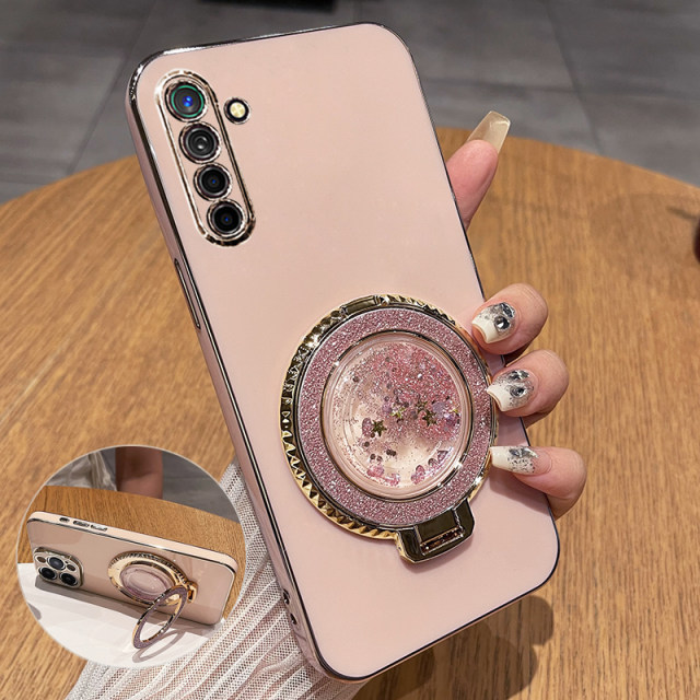 Applicable to oppoK5 mobile phone case oppo protection K5 silicone case PCNMOO full-pack anti-fall oppok soft shell 0PP0 women opk with bracket PCNM00 new high-value cute quicksand tempered film