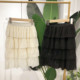 Korean version of sweet style high waist multi-layer pleated cake skirt, medium skirt skirt 855