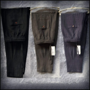 
Large size thick cotton linen casual trousers men's retro sesame harem pants small feet pants trendy Chinese style men's autumn