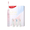 COLGATE GONG JUN의 동일한 YUEGUANG 음파 전동 칫솔 1 세트 흰색 얼룩 제거 잇몸 보호 칫솔모 3개 스트리머 브러시 -