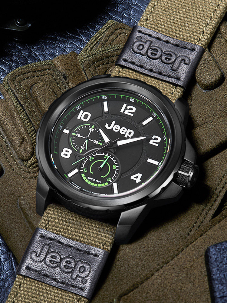 Mens Watches Jeep Watch Price Jeep Men's Canvas Quartz Watch