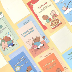 Mini stationery and envelope set for blessings from couples and friends