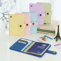 Ouryoung Small Fresh Ins Anti-theft Brush Korean Couple Passport Holder Ins Travel Hong Kong And Macau Pass Storage