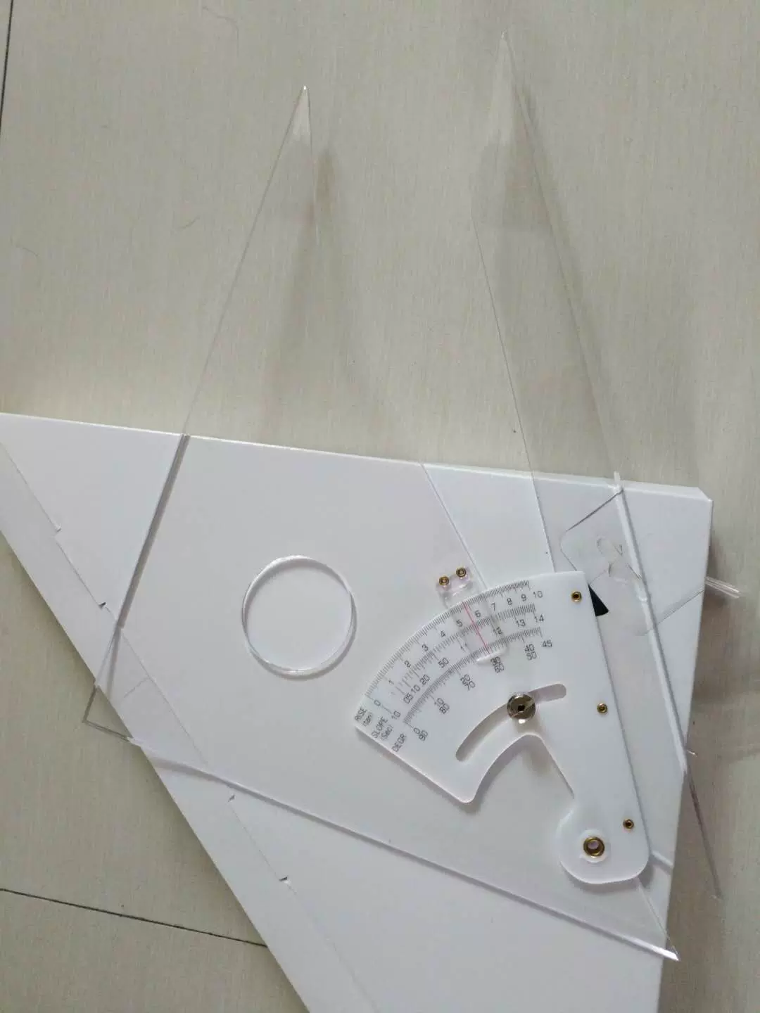 勾配定规30CM25cm坡度尺可调角度尺三角函数用尺建筑设计工程