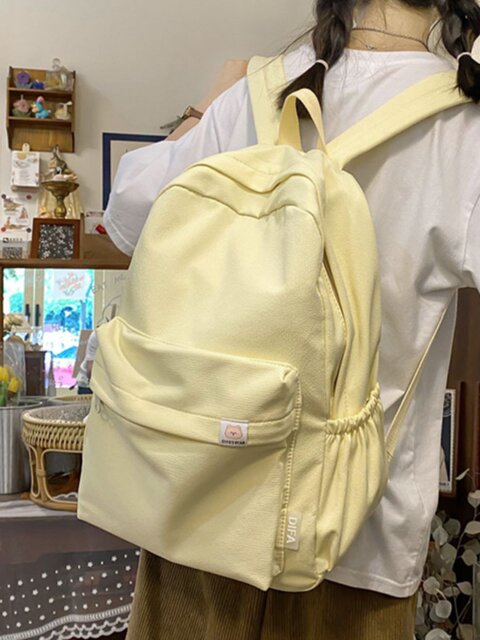 Su Zaizai's same schoolbag for female students, Korean version, junior high school, fresh, large-capacity, forest-style backpack, girl's backpack