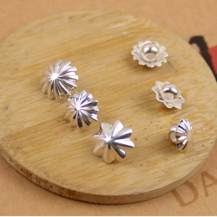 吾郎 高橋吾郎goro's阿波羅實心銀珠隔珠DIY配件925純銀goros菊花