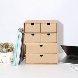 Paper Desktop Storage Box A4 Document Drawer-Type Office File Folder Book Stand Organizer Storage Rack