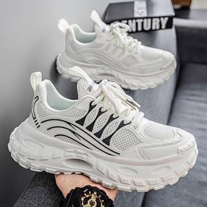 
Maple fashionable summer thick-soled men's shoes, comfortable, breathable, simple, versatile, lightweight, shock-absorbing, trendy dad shoes