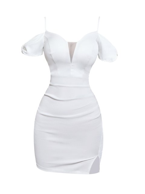 Best Women Clothes Dress Sexy Low Cut off Shoulder Sexy Slim Fit Dress