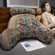 Retro style bedside cushion soft waist protection pillow large backrest sofa pillow on bed reading pillow dormitory student summer
