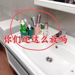 Suction cup bathroom shelf without punching bathroom sink wall-mounted toilet hair dryer shelf