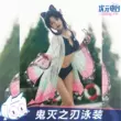 sexy cosplay nezuko Ban Đầu Demon Slayer Cos Đồ Bơi Bướm Ninja Cosplay Đồ Bơi Nữ Chia Cao Cấp Bơi/Kem Chống Nắng Gạc cosplay demon slayer rengoku Cosplay Demon Slayer