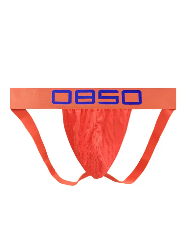 0850内裤男丁字裤双丁网眼 舒适性感低腰提臀u凸囊袋纯色运动青年