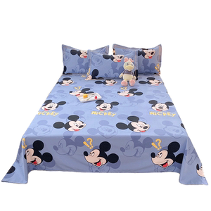 
Class A 60S high-count cartoon single piece 100% thick cotton bed sheet small bed bunk bed 1.2 1.35 cotton quilt