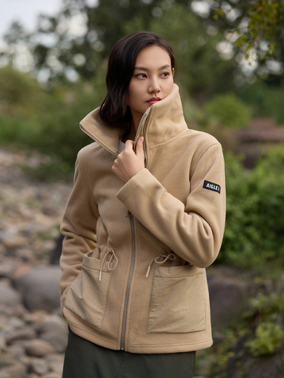 Outdoor Bekleidung Aigle Fleecejacke Damen Aigle Damen Polartec