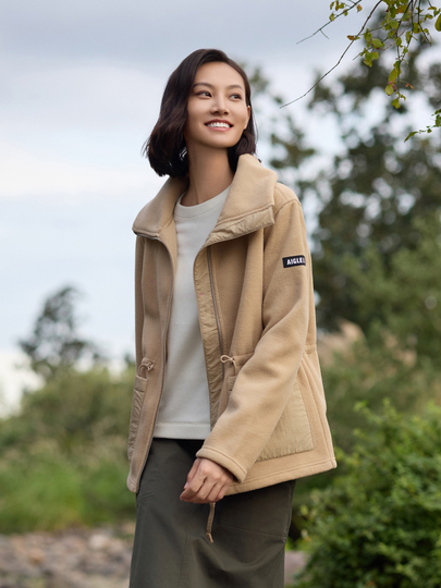 Aigle Damen Polartec Fleecejacke Winter Warm Einfarbig