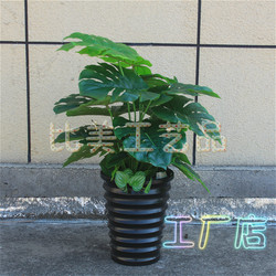 Artificial Plants, Green Plants, Philodendron, Anthurium, Fake Trees, Flowers, Green and Environmentally Friendly/For Large Living Rooms, Offices, Hotels, and Homes