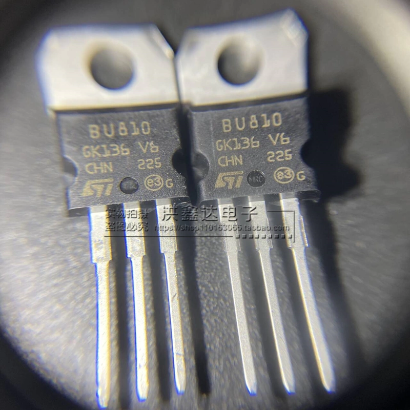 Plug-in BU810 nguyên bản hoàn toàn mới TO-220 Bóng bán dẫn Darlington Bóng bán dẫn NPN