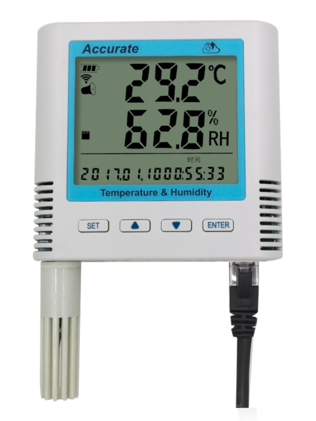 Miao Xin TH40N-E RJ45 Network Temperature & Humidity Alarm - Real-Time ...