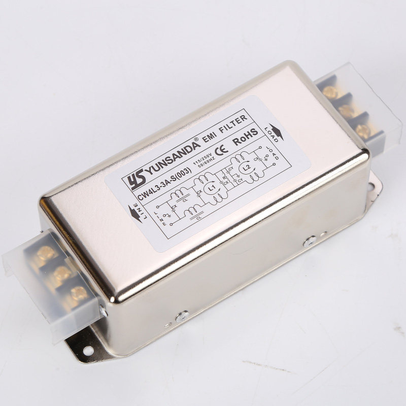 単相ACレール型耐干渉型高性能浄化パワーフィルター CW4L2-20A (Color : 単相2段電力フィルタ CW4L2-20A-ST 10A 30A CW4EL2 CW4E2(CW4E -30A -S 30A bolt