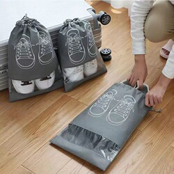 Shoe Bag, Shoe Storage Bag, Travel Essential, Shoe Bag, Dustproof Bag, Transparent Travel Shoe Cover, Special Shoe Cover for White Shoes